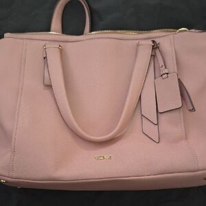TUMI Blush Pink Tote Bag - STRAP BROKEN